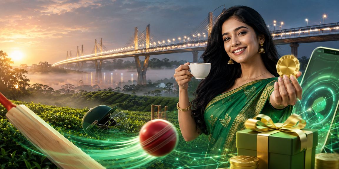 বরিশালে চা বাগানে বসে ক্রিকেট বেটিং টিপস পড়ছেন ব্যবহারকারী
